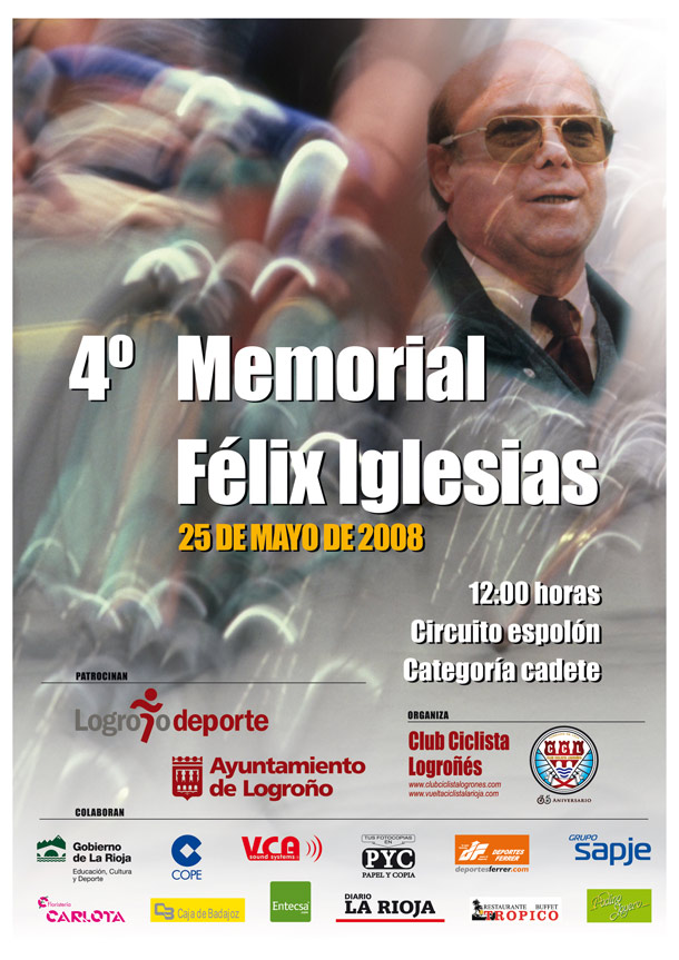 Cartel Memorial Félix Iglesias 2008