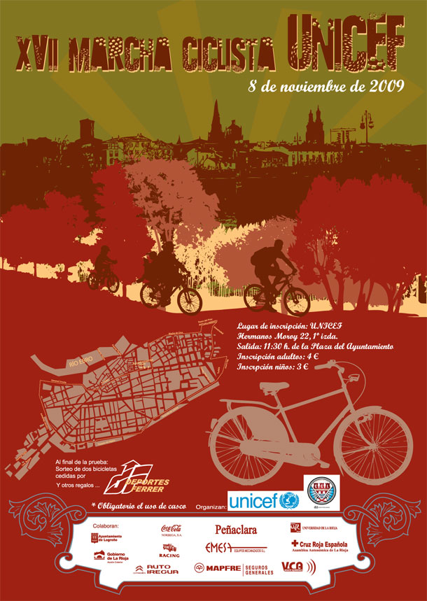 Cartel Marcha Ciclista UNICEF 2009 Cartel Marcha Ciclista UNICEF 2009