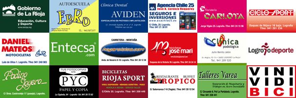 Patrocinadores cicloturismo 2009