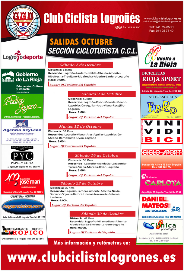 Cartel mes de octubre 2010