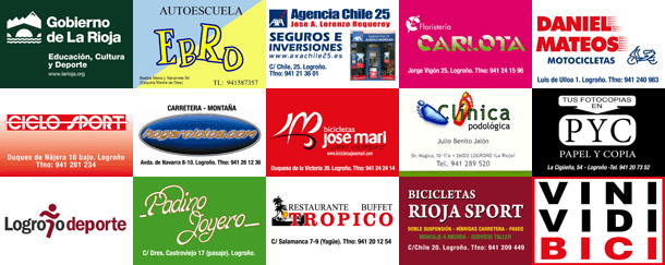 Patrocinadores cicloturismo 2010